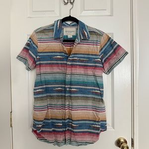 Obey Casual Stripe Button Up